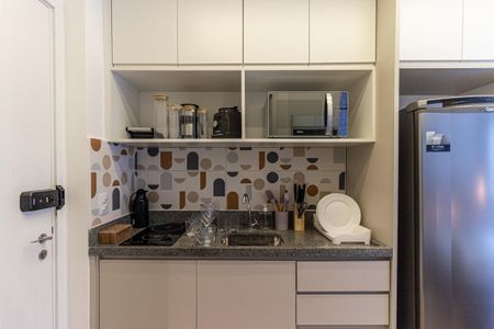 Studio para alugar com 21m², 1 quarto e sem vaga Studio para alugar com 21m², 1 quarto e sem vagaCozinha