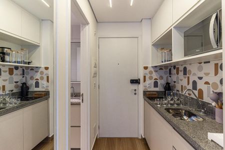 Studio para alugar com 21m², 1 quarto e sem vaga Studio para alugar com 21m², 1 quarto e sem vagaCozinha