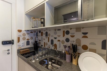 Studio para alugar com 21m², 1 quarto e sem vaga Studio para alugar com 21m², 1 quarto e sem vagaCozinha