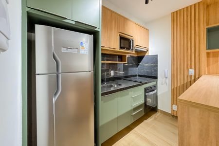 Studio à venda com 28m², 1 quarto e sem vagaCozinha