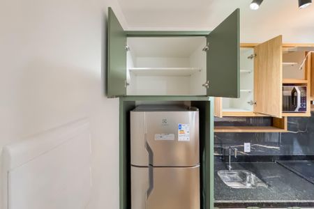 Studio à venda com 28m², 1 quarto e sem vagaCozinha