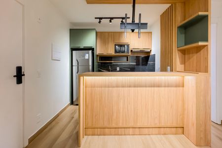 Studio à venda com 28m², 1 quarto e sem vagaCozinha