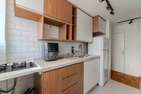 Studio à venda com 35m², 1 quarto e sem vagaCozinha 
