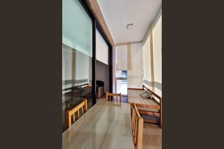 Studio à venda com 45m², 1 quarto e 1 vagaVaranda