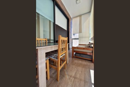 Studio à venda com 45m², 1 quarto e 1 vagaVaranda