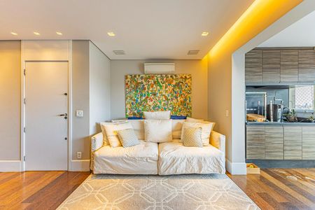 Sala de apartamento à venda com 2 quartos, 88m² em Várzea da Barra Funda, São Paulo