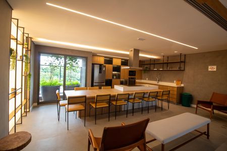 Apartamento para alugar com 38m², 1 quarto e 1 vaga Apartamento para alugar com 38m², 1 quarto e 1 vagaÁrea comum - Salão de Festas Gourmet