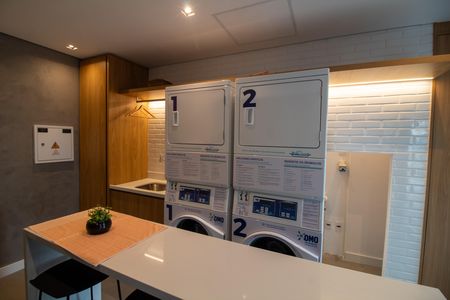 Apartamento para alugar com 38m², 1 quarto e 1 vaga Apartamento para alugar com 38m², 1 quarto e 1 vagaÁrea comum - Lavanderia