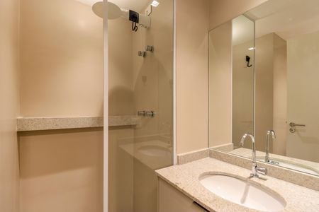 Studio para alugar com 19m², 1 quarto e sem vaga Studio para alugar com 19m², 1 quarto e sem vagaBanheiro