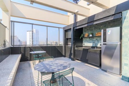 Studio para alugar com 19m², 1 quarto e sem vaga Studio para alugar com 19m², 1 quarto e sem vagaÁrea comum - Churrasqueira