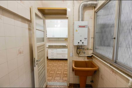 Área de Serviço de apartamento à venda com 3 quartos, 98m² em Rio Comprido, Rio de Janeiro