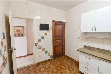 Cozinha de apartamento à venda com 3 quartos, 98m² em Rio Comprido, Rio de Janeiro