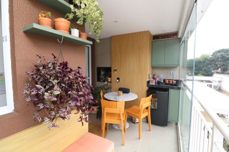 Apartamento à venda com 56m², 2 quartos e 1 vagaVaranda gourmet