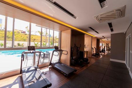 Studio para alugar com 45m², 1 quarto e 1 vaga Studio para alugar com 45m², 1 quarto e 1 vagaÁrea comum - Academia