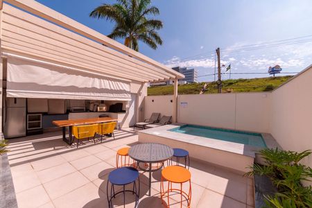 Studio para alugar com 45m², 1 quarto e 1 vaga Studio para alugar com 45m², 1 quarto e 1 vagaÁrea comum - Churrasqueira