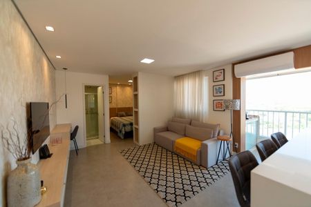 Studio para alugar com 45m², 1 quarto e 1 vaga Studio para alugar com 45m², 1 quarto e 1 vagaSala_Cozinha - Conjugada
