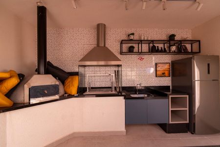 Studio para alugar com 45m², 1 quarto e 1 vaga Studio para alugar com 45m², 1 quarto e 1 vagaÁrea comum - Churrasqueira