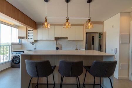 Studio para alugar com 45m², 1 quarto e 1 vaga Studio para alugar com 45m², 1 quarto e 1 vagaSala_Cozinha - Conjugada