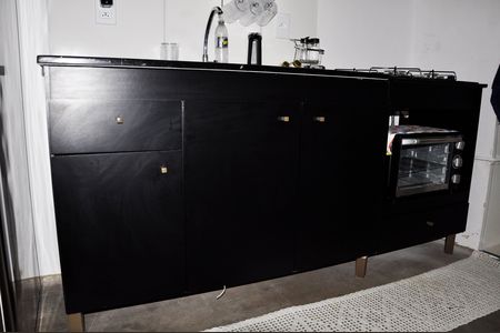Apartamento para alugar com 39m², 2 quartos e sem vaga Apartamento para alugar com 39m², 2 quartos e sem vagaDetalhe - Cozinha Americana e Área de Serviço