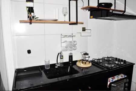 Apartamento para alugar com 39m², 2 quartos e sem vaga Apartamento para alugar com 39m², 2 quartos e sem vagaDetalhe - Cozinha Americana e Área de Serviço