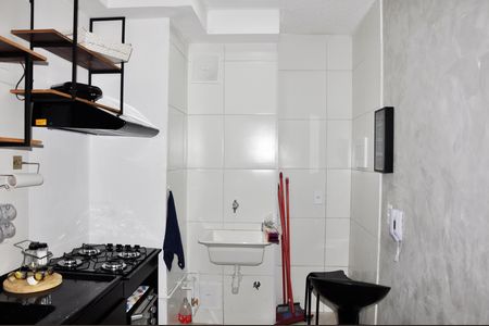 Apartamento para alugar com 39m², 2 quartos e sem vaga Apartamento para alugar com 39m², 2 quartos e sem vagaDetalhe - Cozinha Americana e Área de Serviço