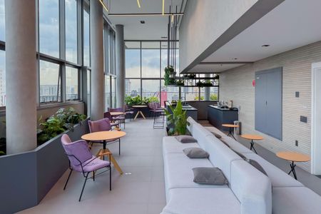 Studio para alugar com 25m², 1 quarto e sem vagaSalão de Festas