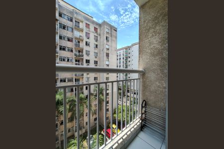 Varanda da Sala de apartamento à venda com 2 quartos, 46m² em São Cristóvão, Rio de Janeiro