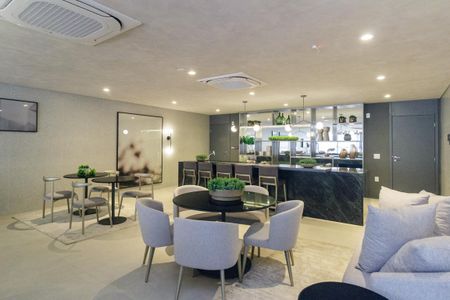 Studio para alugar com 30m², 1 quarto e sem vaga Studio para alugar com 30m², 1 quarto e sem vagaÁrea comum - Salão de festas