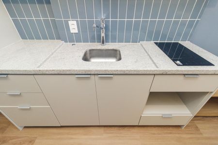 Studio para alugar com 30m², 1 quarto e sem vaga Studio para alugar com 30m², 1 quarto e sem vagaCozinha