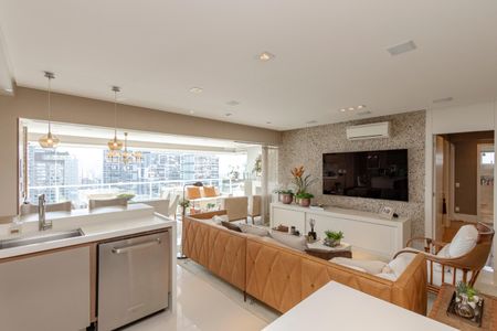 Apartamento à venda com 138m², 3 quartos e 2 vagasSala