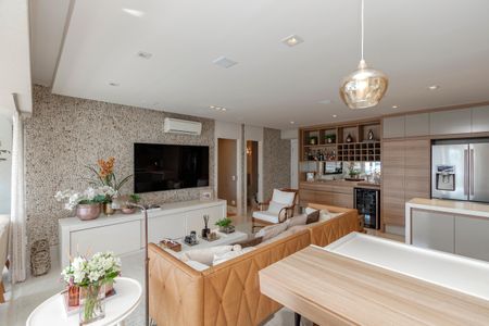 Sala de apartamento à venda com 3 quartos, 138m² em Brooklin, São Paulo