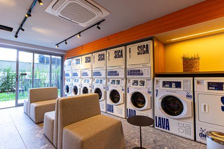 Studio à venda com 29m², 1 quarto e sem vagaLavanderia