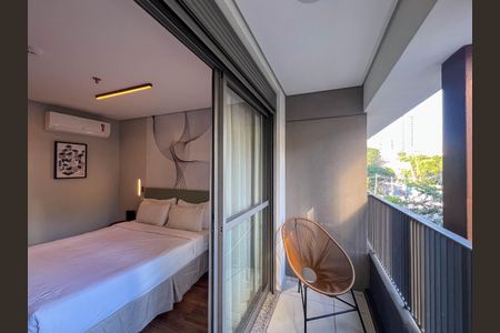 Studio para alugar com 23m², 1 quarto e sem vagaVaranda