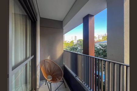 Studio para alugar com 23m², 1 quarto e sem vagaVaranda