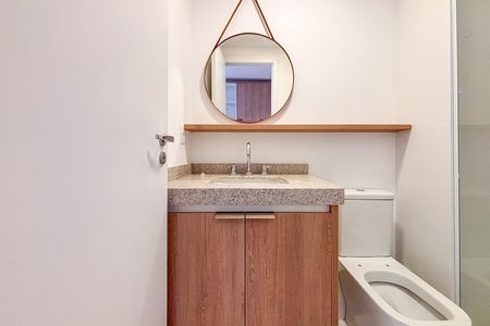 Studio para alugar com 28m², 1 quarto e sem vaga Studio para alugar com 28m², 1 quarto e sem vagaBanheiro