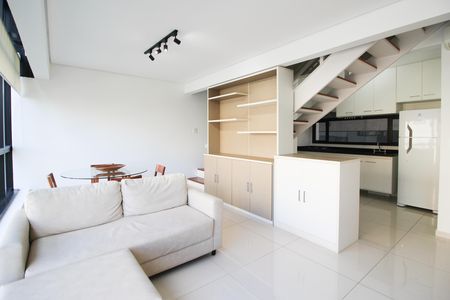 Apartamento para alugar com 64m², 1 quarto e 1 vaga Apartamento para alugar com 64m², 1 quarto e 1 vagaSala
