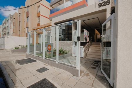 Studio para alugar com 15m², 1 quarto e 1 vagaFachada e portaria