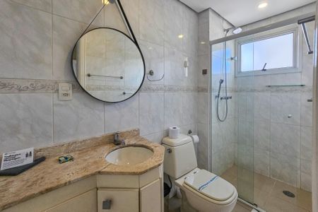 Apartamento para alugar com 130m², 3 quartos e 2 vagas Apartamento para alugar com 130m², 3 quartos e 2 vagasBanheiro da suíte 2