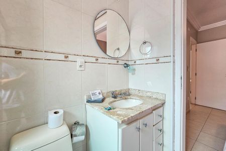 Apartamento para alugar com 130m², 3 quartos e 2 vagasBanheiro da Suíte 1