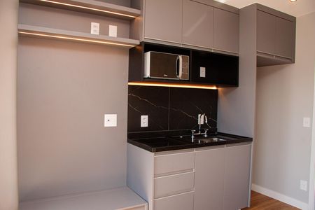 Studio para alugar com 21m², 1 quarto e sem vaga Studio para alugar com 21m², 1 quarto e sem vagaCozinha
