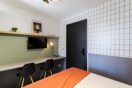 Studio para alugar com 21m², 1 quarto e sem vagaSala/Quarto