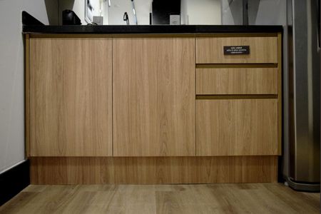 Studio à venda com 31m², 1 quarto e sem vagaCozinha