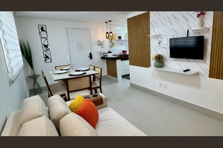 Apartamento para alugar com 55m², 2 quartos e 1 vagaSala