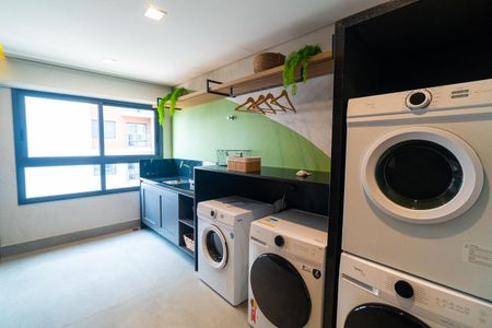Studio para alugar com 16m², 1 quarto e sem vagaÁrea comum - Lavanderia