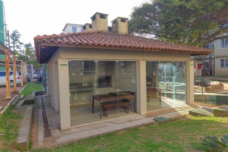 Área comum - Churrasqueira de apartamento para alugar com 2 quartos, 44m² em Fátima, Canoas
