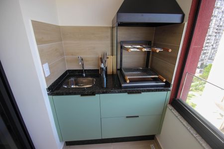 Varanda da Sala de apartamento para alugar com 1 quarto, 47m² em Parque Campolim, Sorocaba