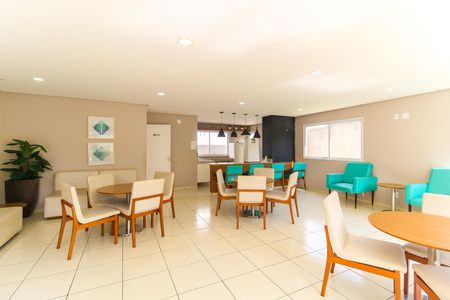 Apartamento para alugar com 40m², 2 quartos e 1 vagaÁrea comum - Salão de festas