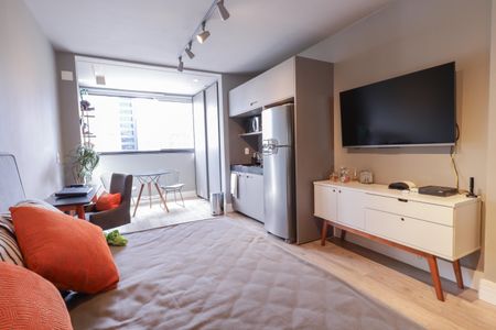Studio à venda com 28m², 1 quarto e 1 vagaStudio
