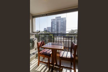 Studio para alugar com 31m², 1 quarto e sem vagaVaranda do quarto