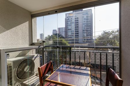 Studio para alugar com 31m², 1 quarto e sem vagaVaranda do quarto